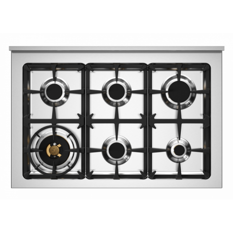 BERTAZZONI MAS96L1EXT Κουζίνα Αερίου 90cm Inox